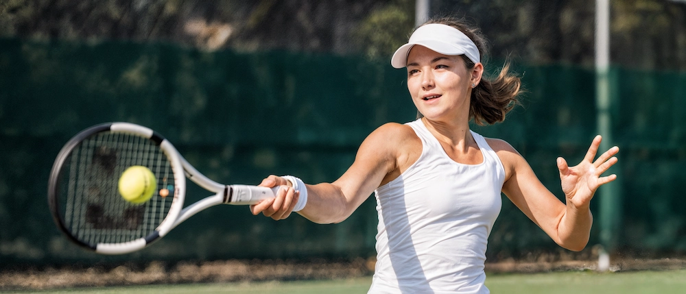 Tennis match partners