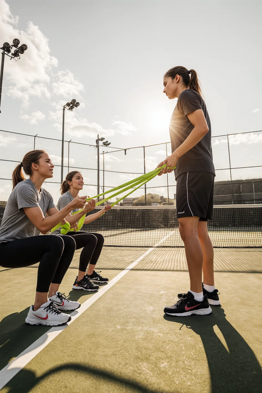 Tennis fitness training